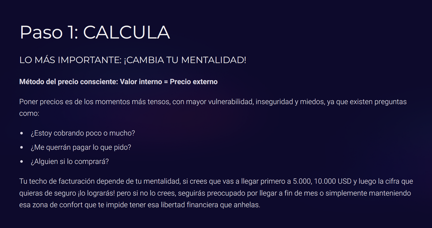 Fórmula para fijar tu precio por hora de manera rentable